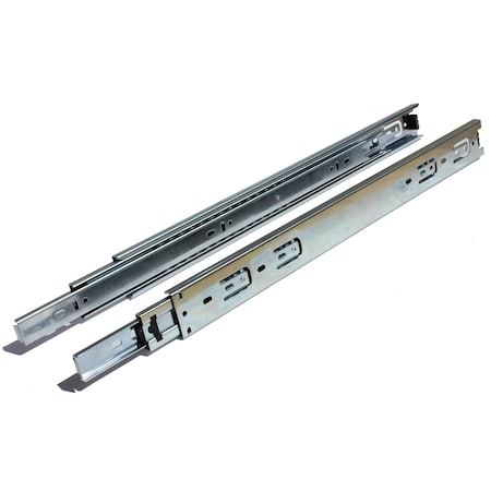 Gliderite Hardware 20 in. Side Mount 100 lb. 1 in. Over-Travel Drawer Slide - 2070 2070-1